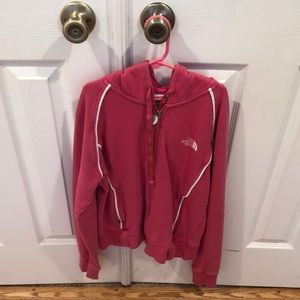 North face zip up jacket